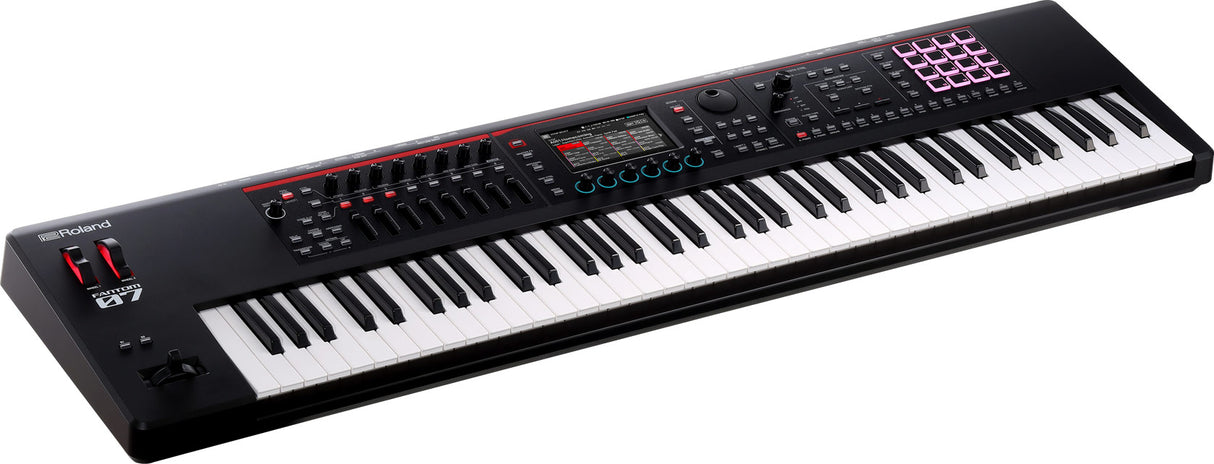 Roland Fantom-07 76 Synthesizer (Sort)
