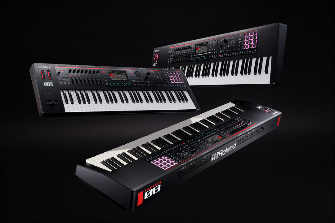 Roland Fantom-06 61 Synthesizer (Sort)