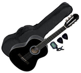 Spansk guitarpakke 4/4, sort