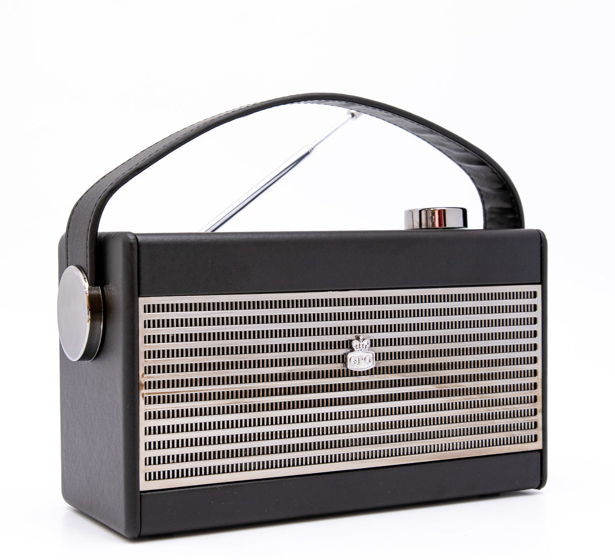 GPO Darcy Vintage Style Radio (Sort/Sølv)