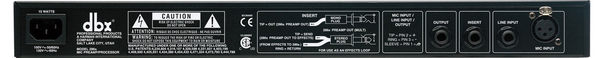 dbx 286S Mikrofon Preamp