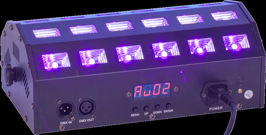 Ibiza LED Bar UV+Hvid (24x3W)