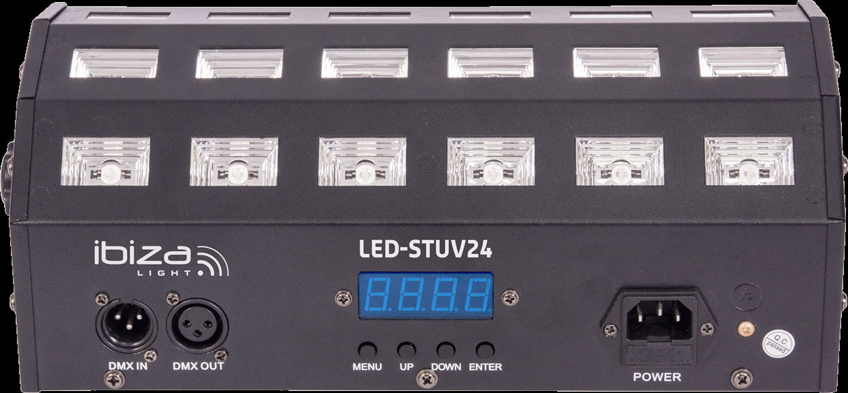Ibiza LED Bar UV+Hvid (24x3W)