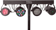 Ibiza LED Lysbar Moonflower, Laser og Strobe