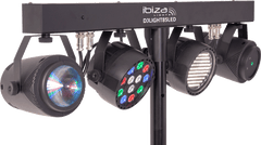 Ibiza LED Lysbar Moonflower, Laser og Strobe