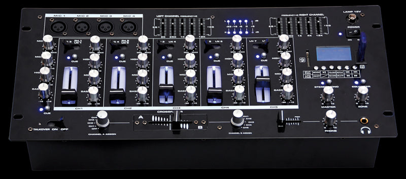 BST AT-218 DJ Mixer 6 kanaler med Bluetooth