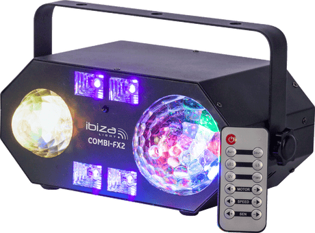 Ibiza Combi FX2 LED Lyseffekt