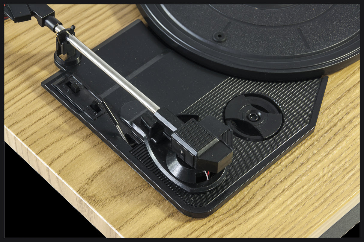 Madison Pladespiller m. USB & Bluetooth (Træ)