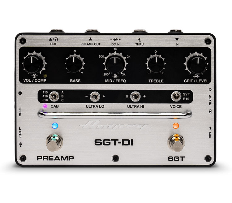 Ampeg SGT-DI Preamp/Drive/DI Baspedal