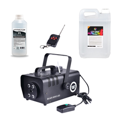 Light4Me BLACK 1200 LED Røgmaskine Bundle