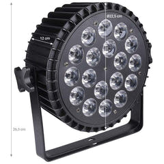Light4Me ALU QUAD PAR 18x6W RGBW