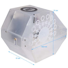 Light4Me Bubble LED Boblemaskine med flerfarvet LED Lys
