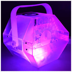 Light4Me Bubble LED Boblemaskine med flerfarvet LED Lys