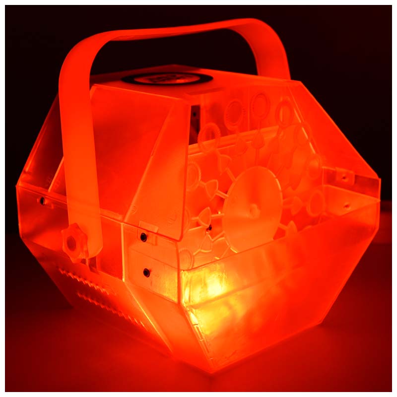 Light4Me Bubble LED Boblemaskine med flerfarvet LED Lys