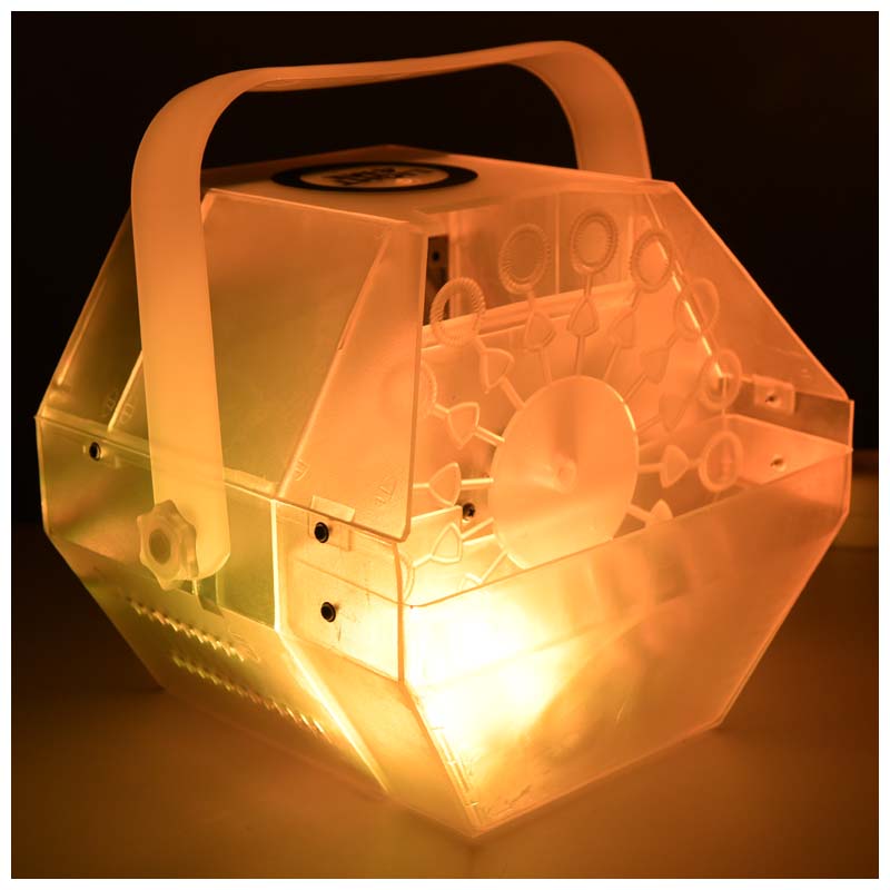 Light4Me Bubble LED Boblemaskine med flerfarvet LED Lys