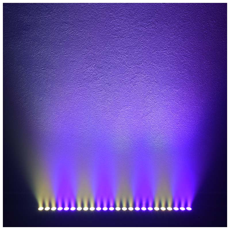 LIGHT4ME DECO BAR 24 RGB IR LED-bar + fjernbetjening