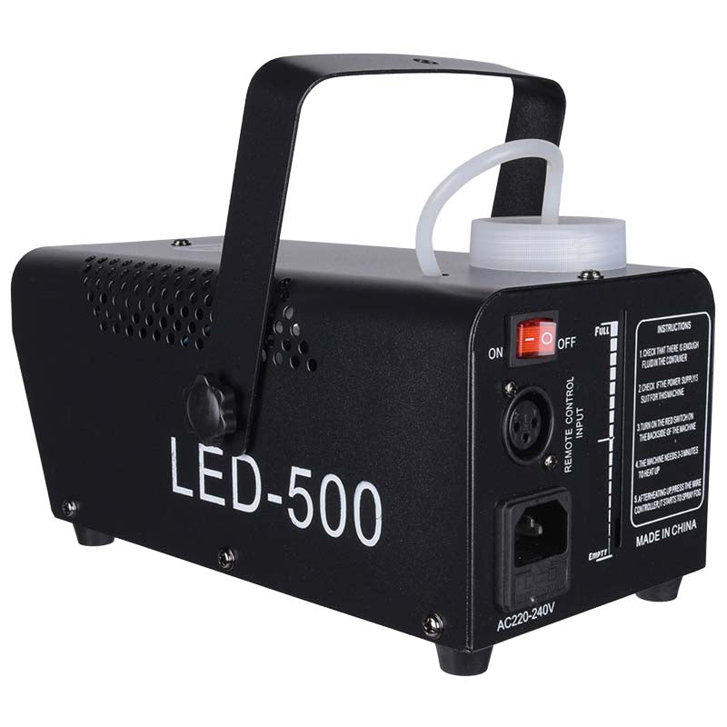 Light4Me Fog 500 LED Røgmaskine 500W med RGB LED Lys
