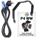 LIGHT4ME P4 WW scenespotlight LED PAR varm hvid