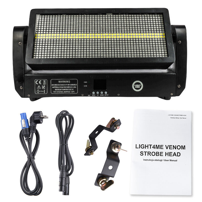 Light4Me VENOM STROBE Blinder med Tilt