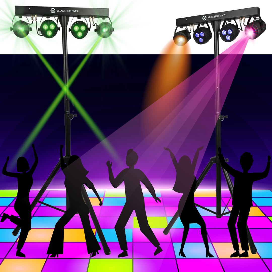 Light4Me T-BAR LED Flower & Par lights