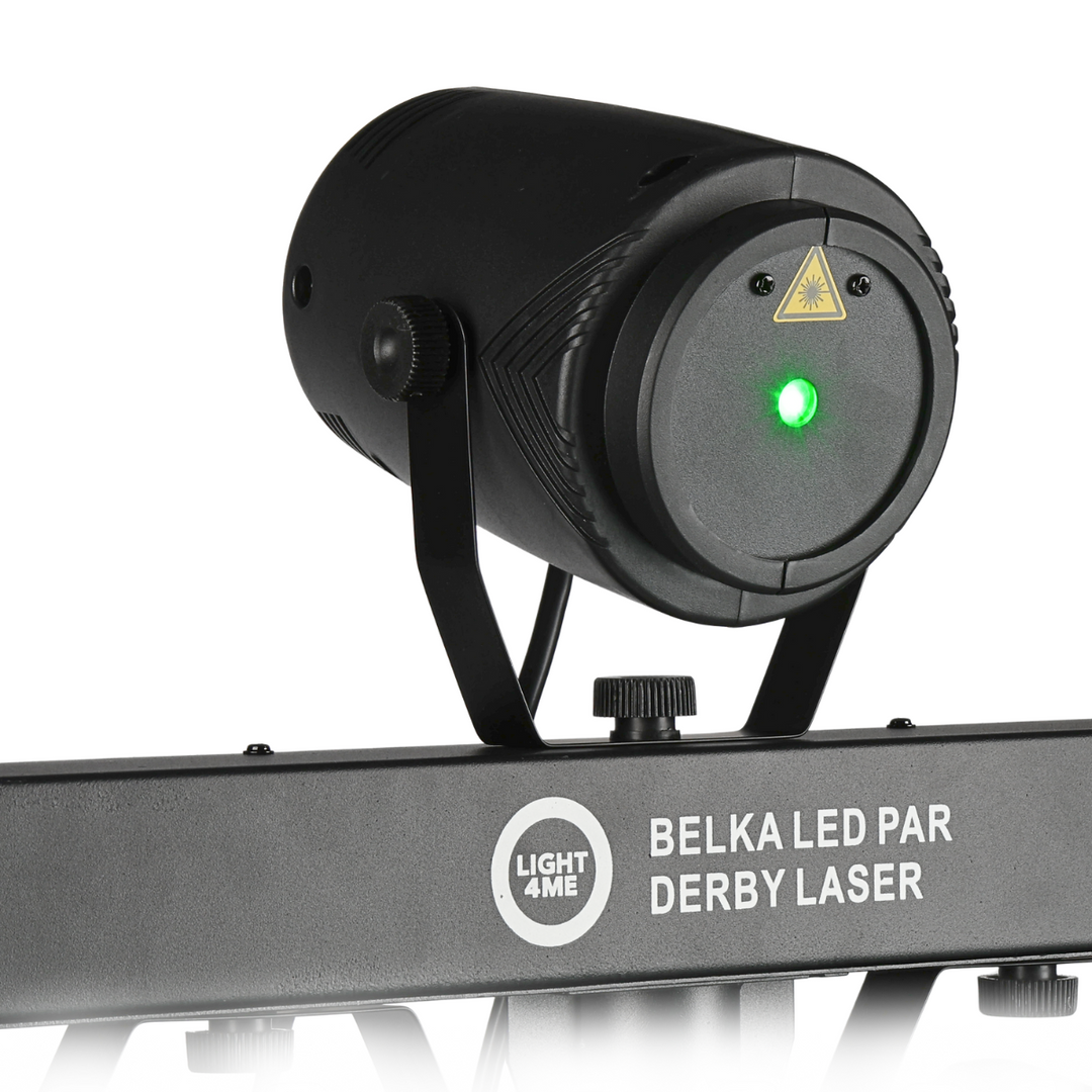 Light4Me T-Bar LED Par Derby Laser MultiBar