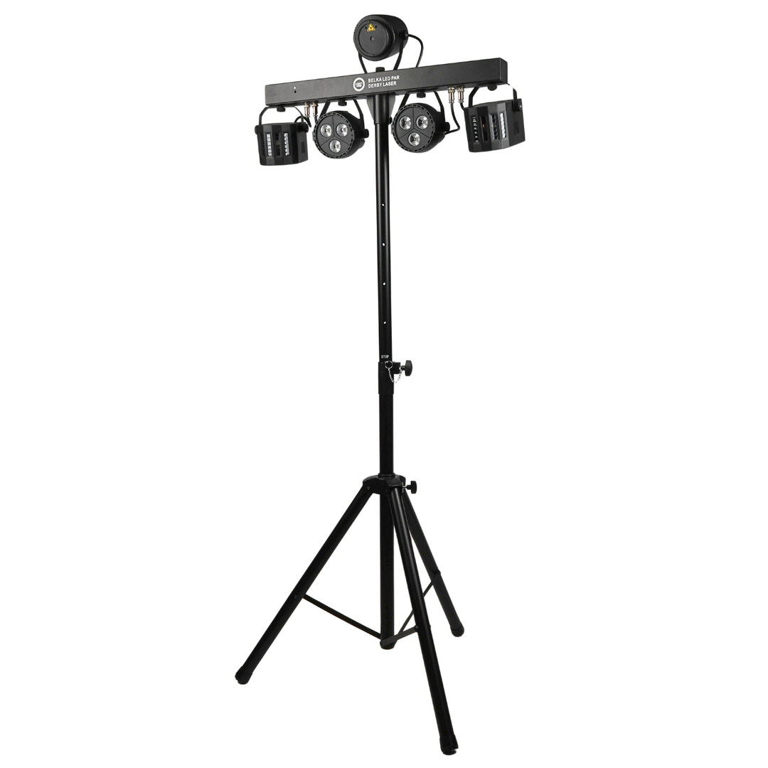 Light4Me T-Bar LED Par Derby Laser MultiBar