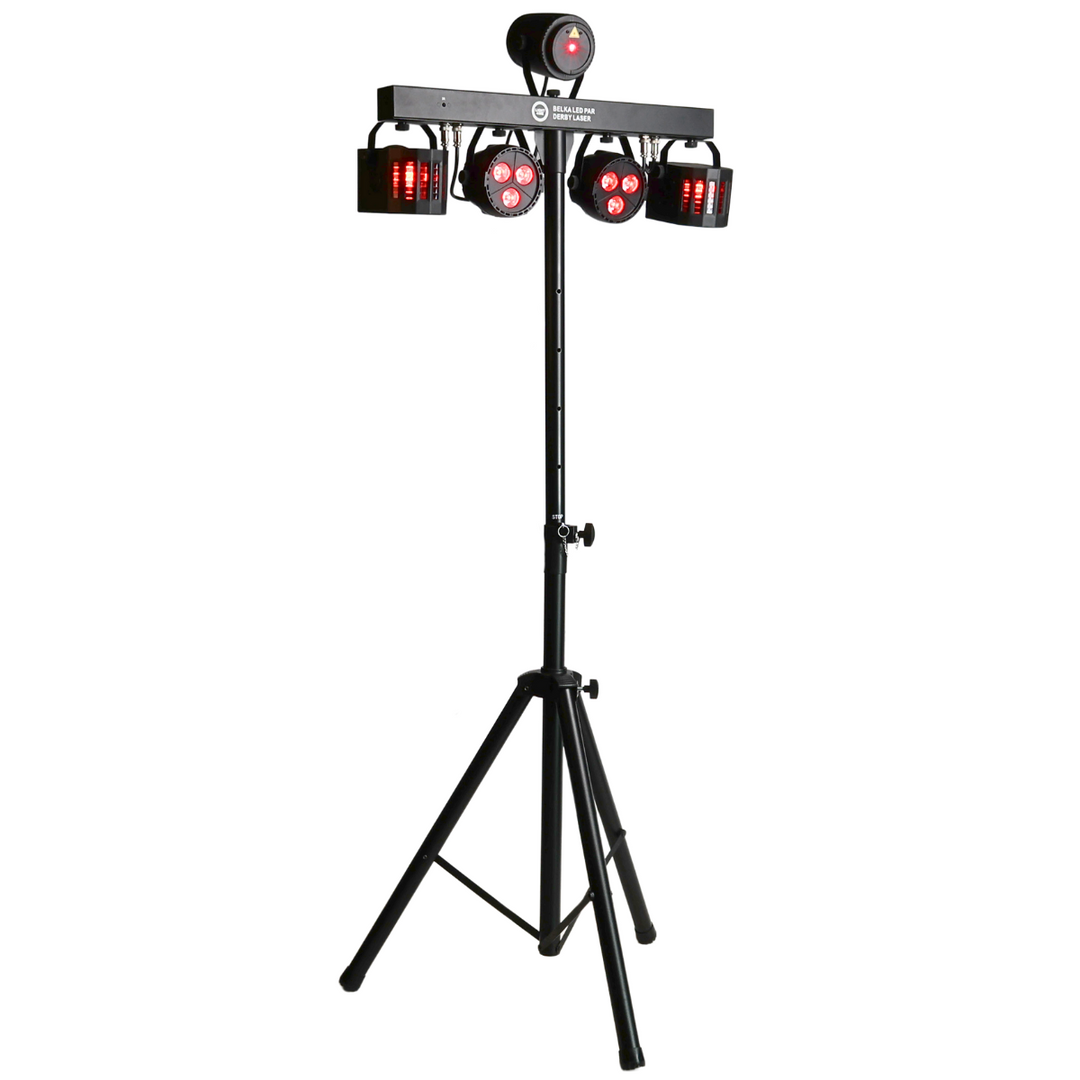 Light4Me T-Bar LED Par Derby Laser MultiBar