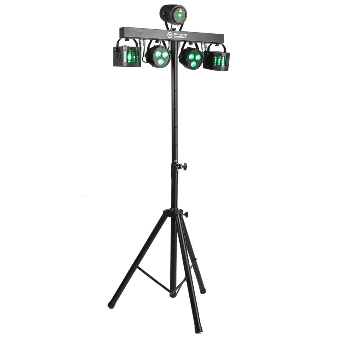 Light4Me T-Bar LED Par Derby Laser MultiBar