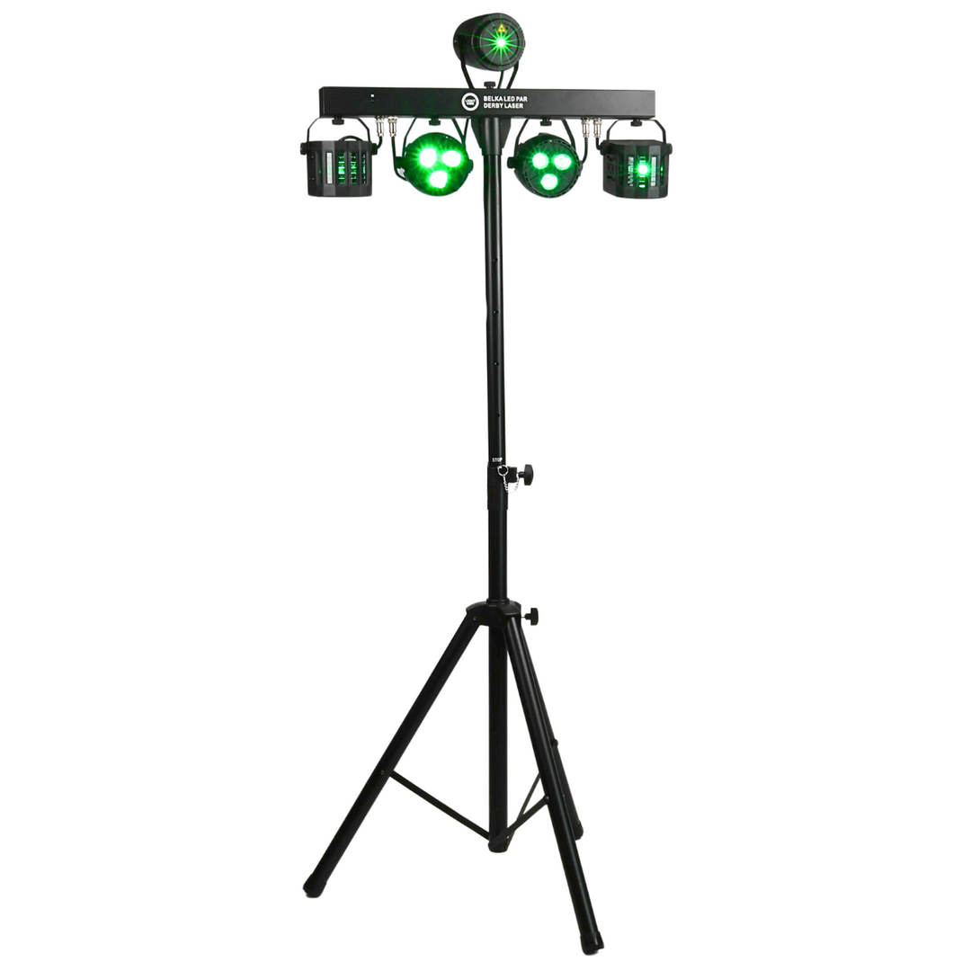 Light4Me T-Bar LED Par Derby Laser MultiBar