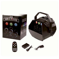 Light4Me Batteri boblemaskine m/lyseffekt