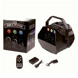 LIGHT4ME BM2 LED-boblemaskine med LED-fjernbetjening