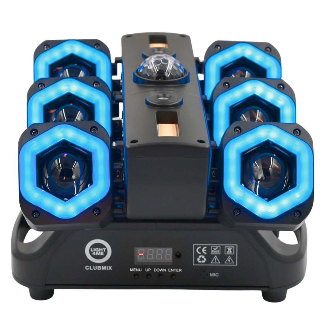 Light4Me CLUBMIX 6-i-1 Moving LED Multieffekt