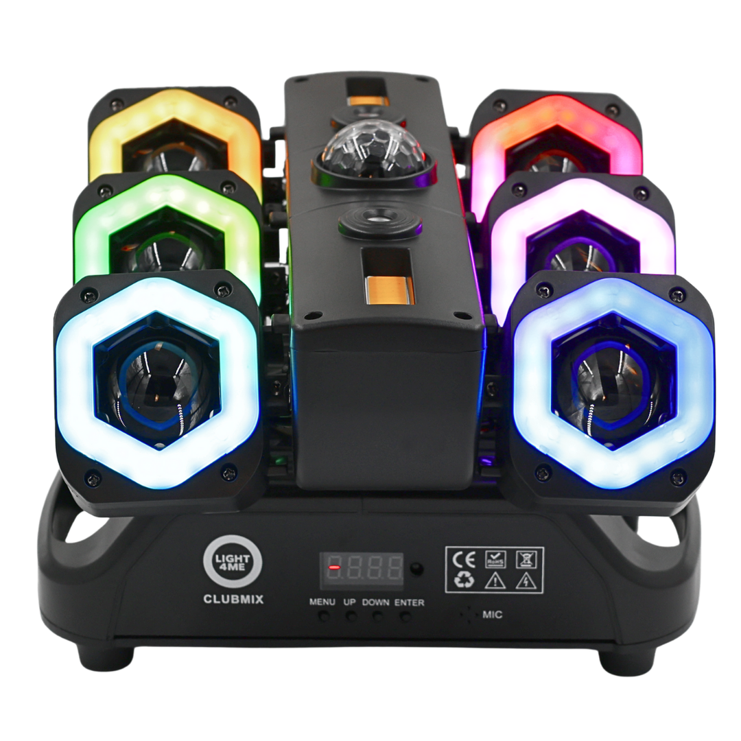 Light4Me CLUBMIX 6-i-1 Moving LED Multieffekt