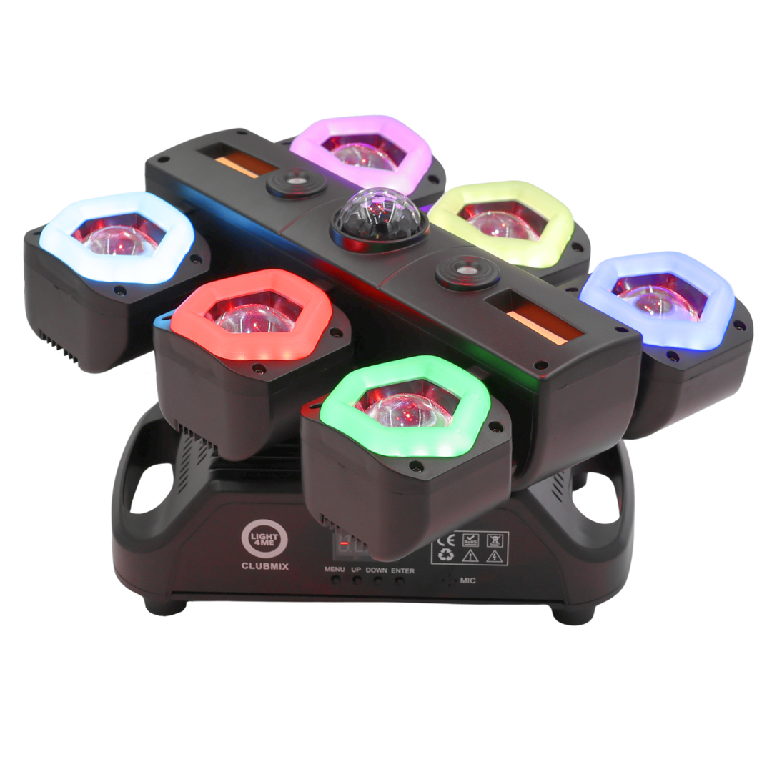Light4Me CLUBMIX 6-i-1 Moving LED Multieffekt