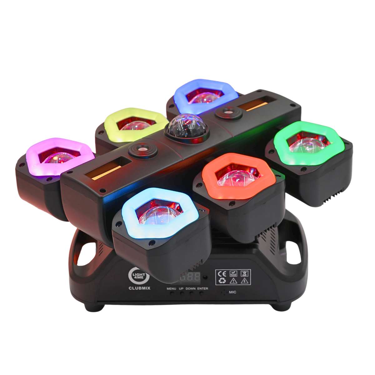 Light4Me CLUBMIX 6-i-1 Moving LED Multieffekt