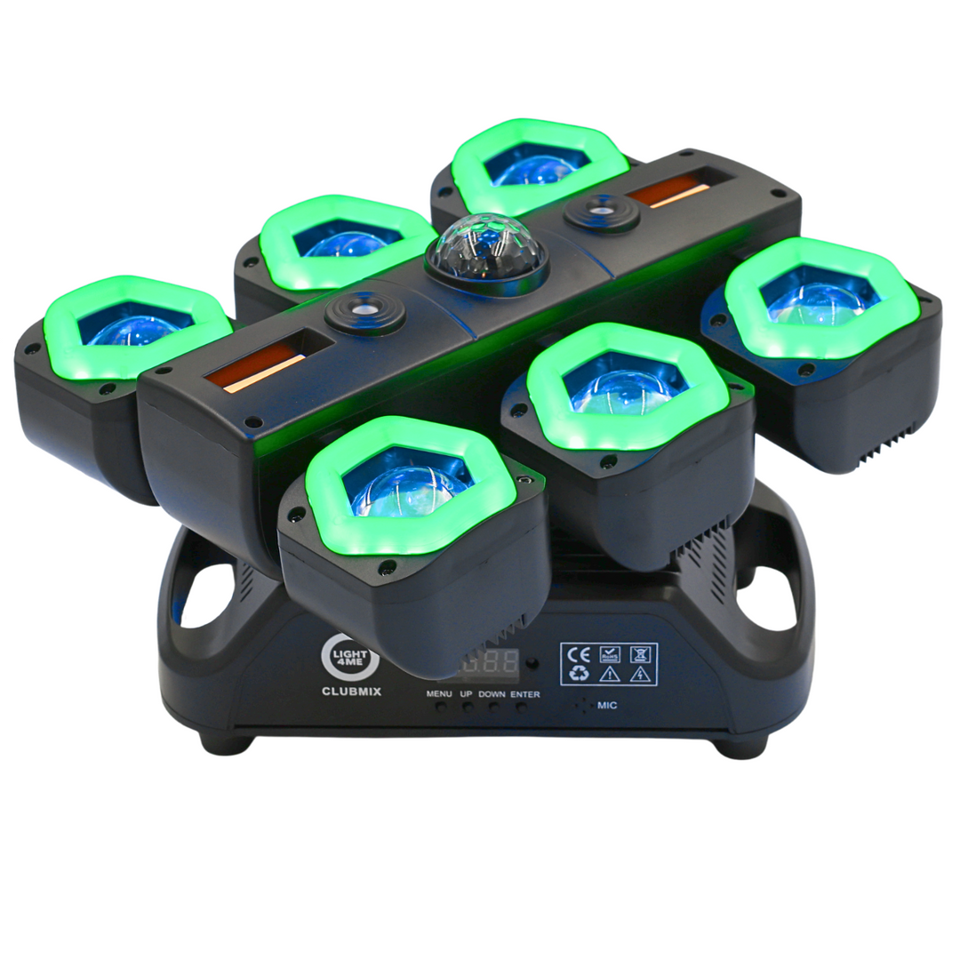 Light4Me CLUBMIX 6-i-1 Moving LED Multieffekt