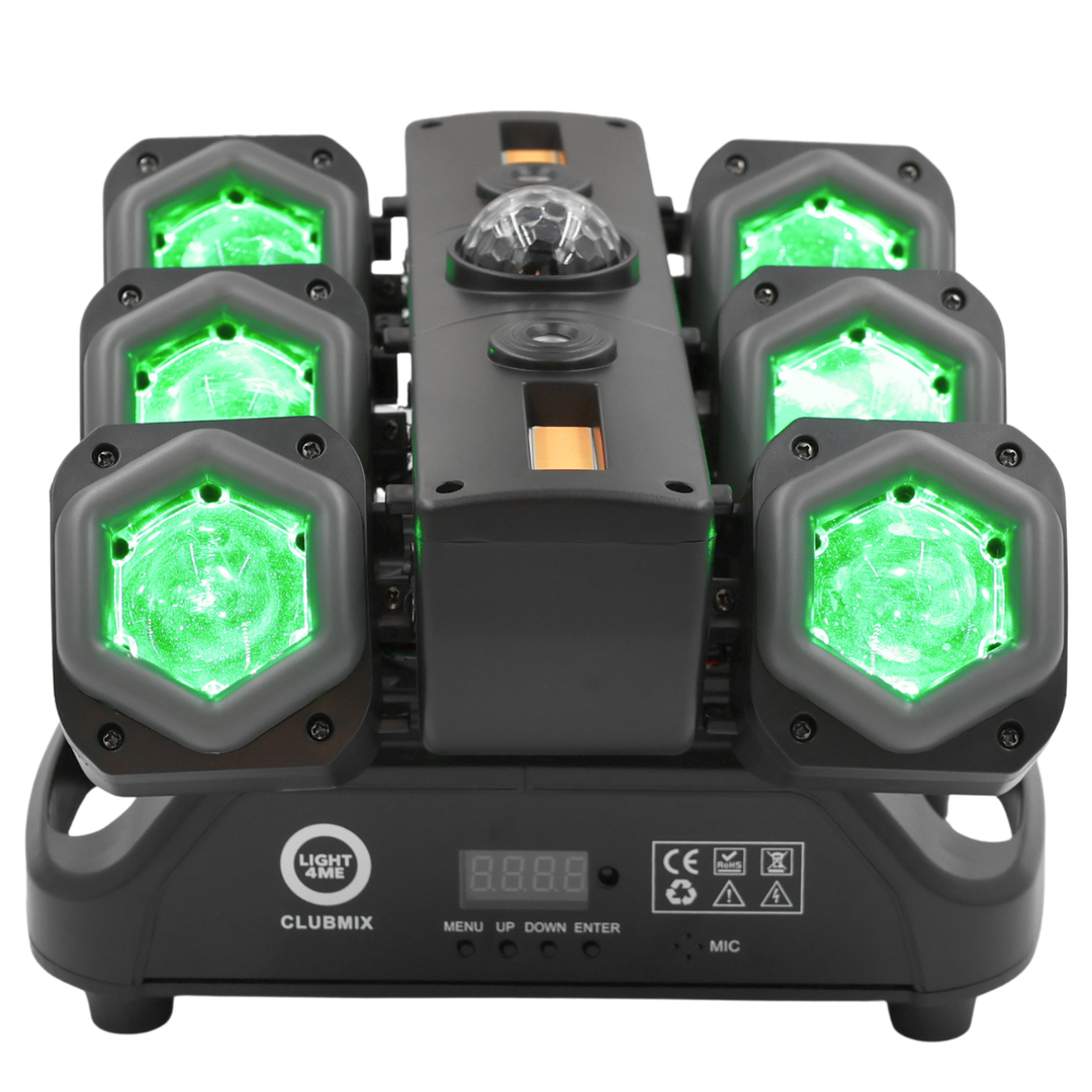 Light4Me CLUBMIX 6-i-1 Moving LED Multieffekt
