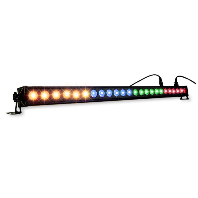 LIGHT4ME DECO BAR 24 RGBA lysstrimmel klokke