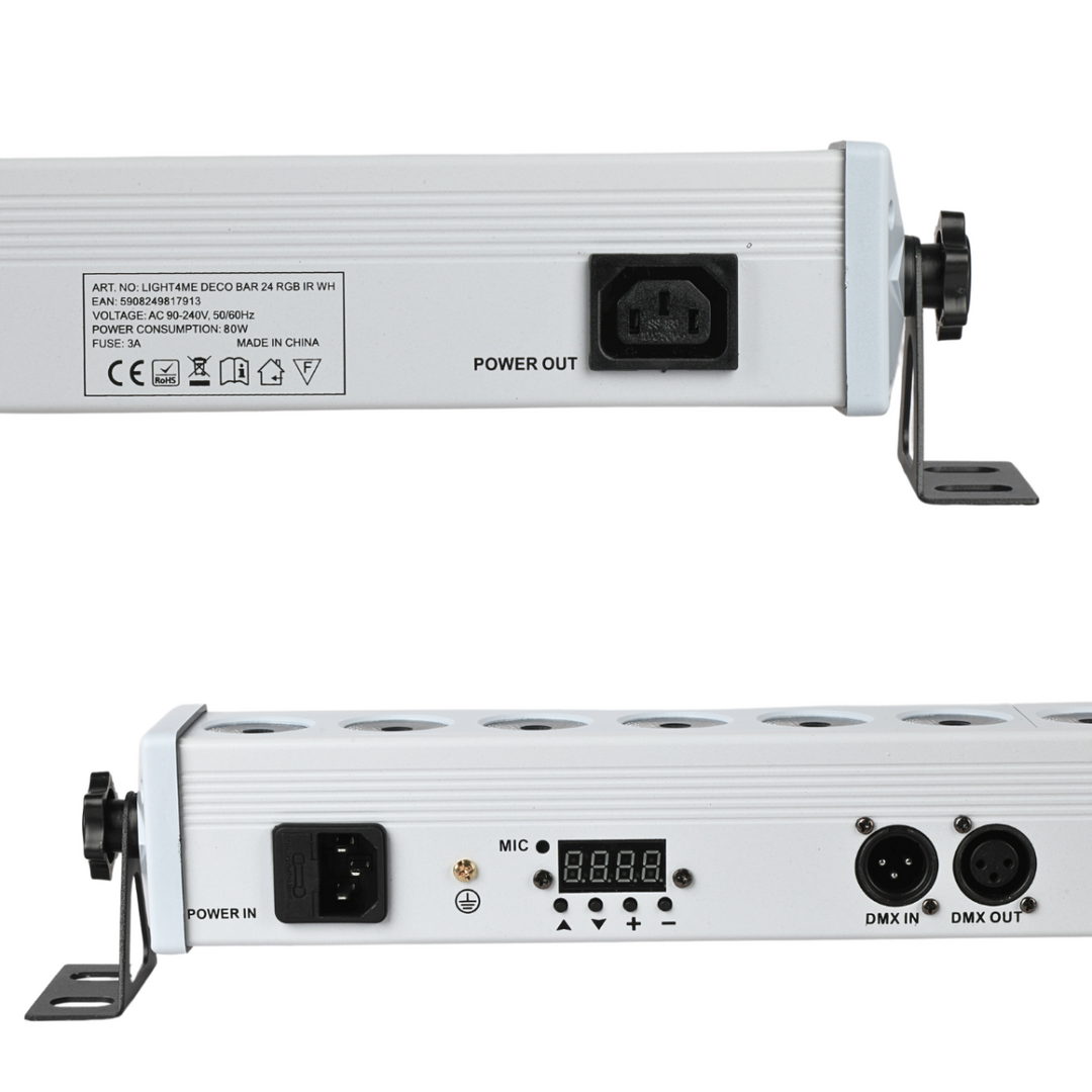 Light4Me Deco Bar 24 RGB IR WH LED-bar + remote