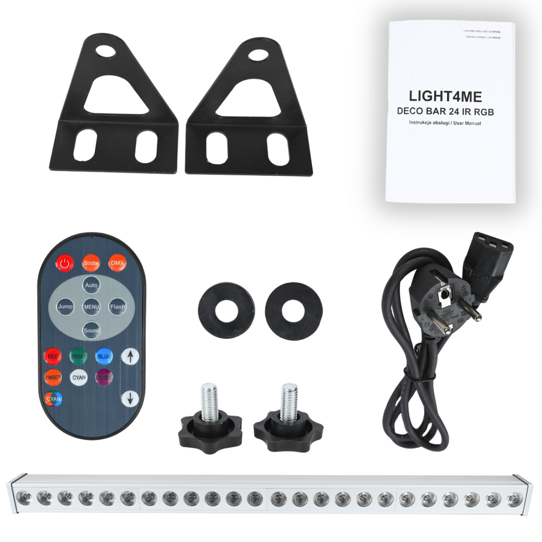Light4Me Deco Bar 24 RGB IR WH LED-bar + remote