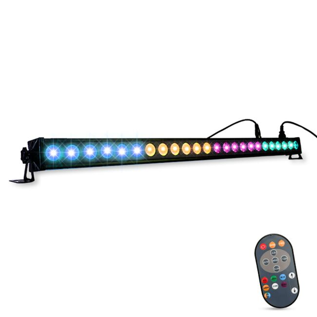 Light4Me DECO BAR 24 RGBA IR - LED Bar med DMX og Fjernbetjening