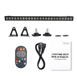 Light4Me DECO BAR 24 RGBA IR - LED Bar med DMX og Fjernbetjening