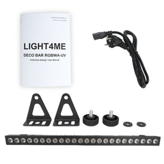 Light4Me DECO BAR RGBWA-UV LED Bar 24x1W
