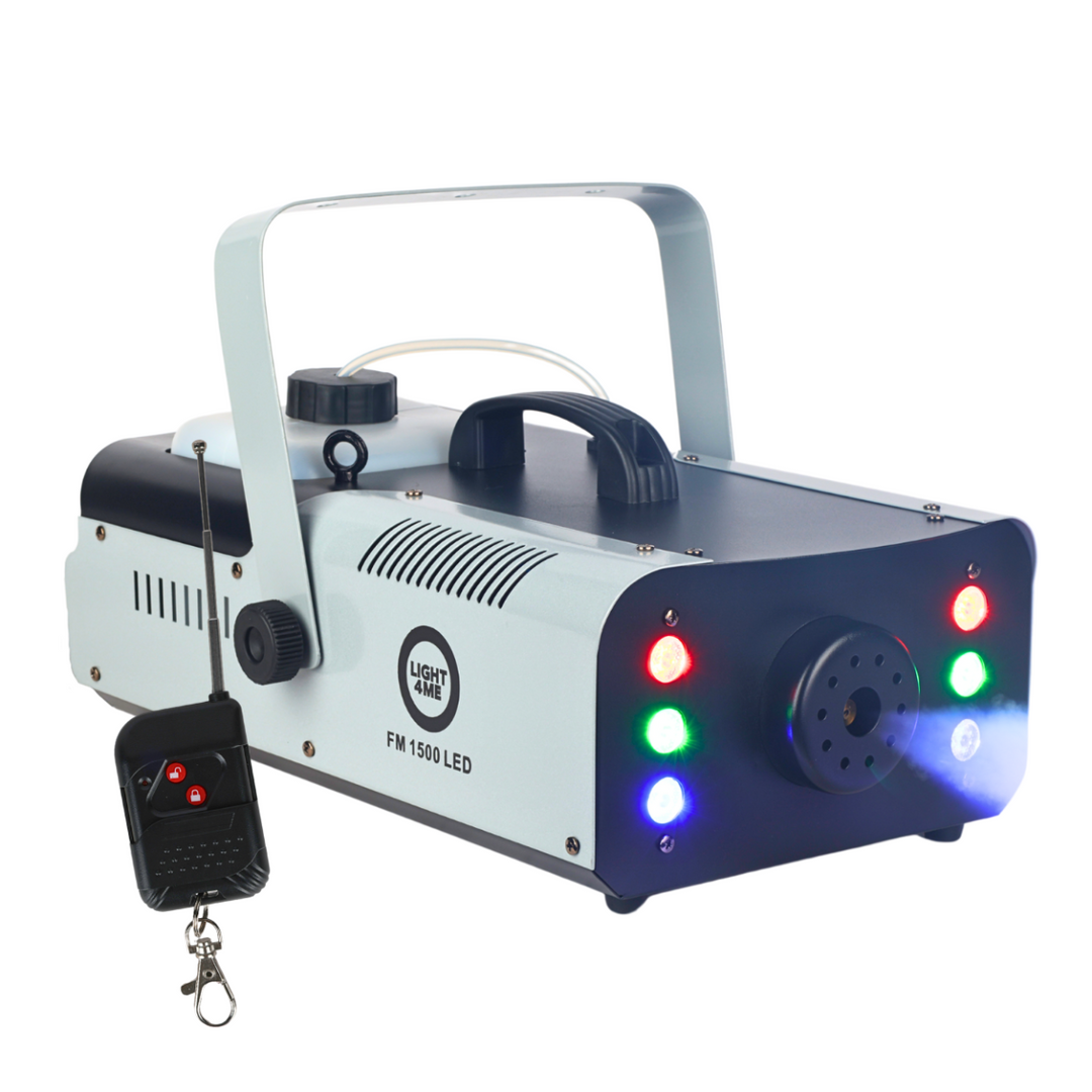 Light4Me FM 1500 LED Røgmaskine 1500W med RGB LED