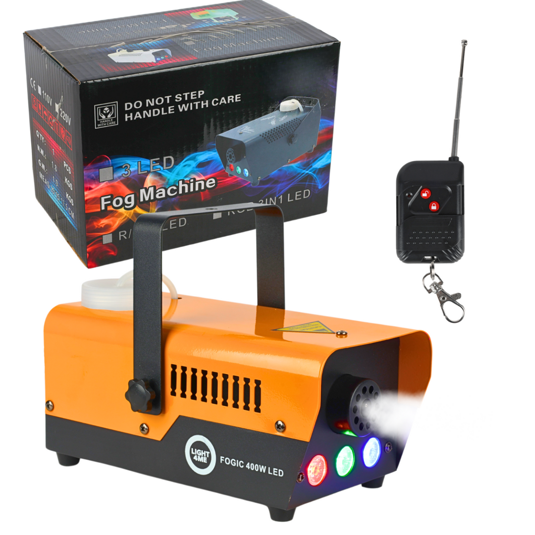 Light4Me FOGIC 400W Røgmaskine Med LED