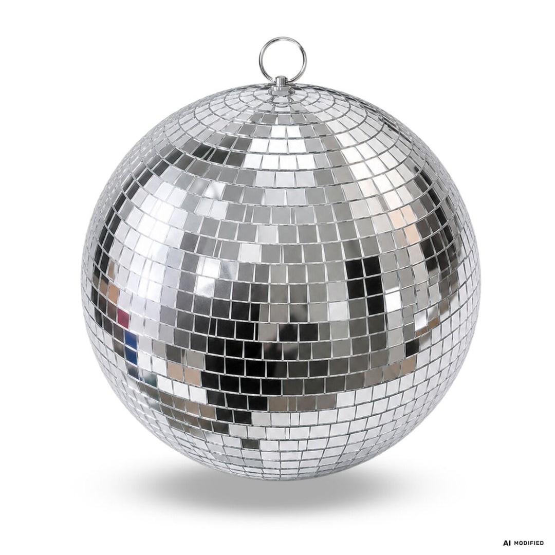 Light4Me Spejlkugle 30 cm med LED, Motor og Fjernbetjening