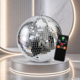 Light4Me Spejlkugle 40 cm med LED, Motor og Fjernbetjening