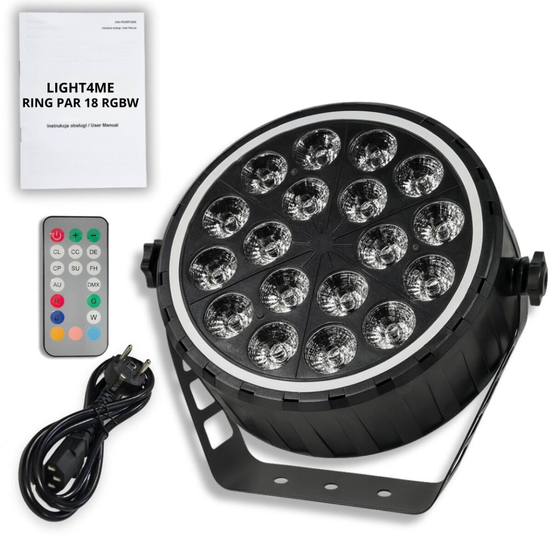 Light4Me Ring Par 18 RGBW Spotlight