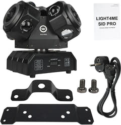 Light4Me Sid Pro 5-i-1 multieffektlampe
