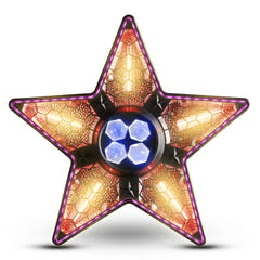 Light4Me STARLIGHT 3-i-1 LED Retroeffekt med Bee Eye